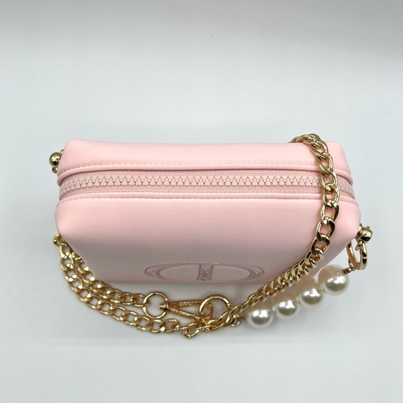 🆕 Dior Cosmetic Case to Crossbody Bag Purse, Light Pink, New - Picture 2 of 12